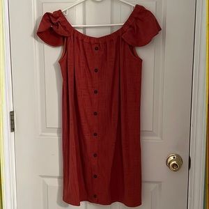 Madewell Burnt Orange Dress